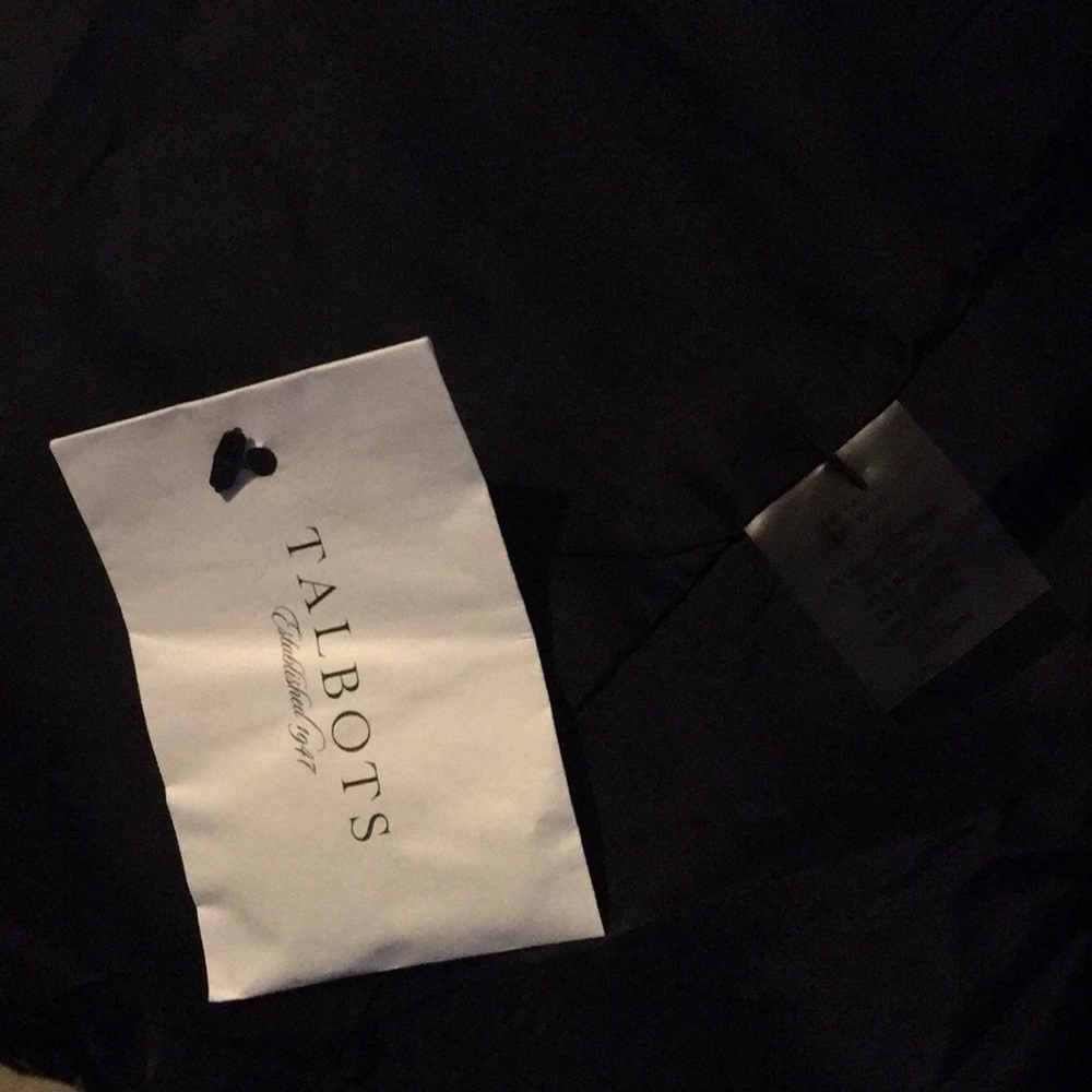 Talbots black 3 button blazer suit jacket - Picture 6 of 7
